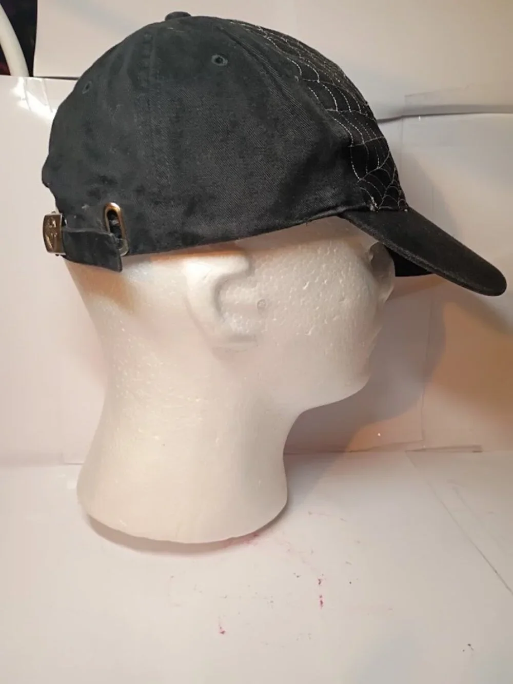 Lot of 2 Vintage Kids Hats: SpongeBob from 2007 and Spider-Man from 2003